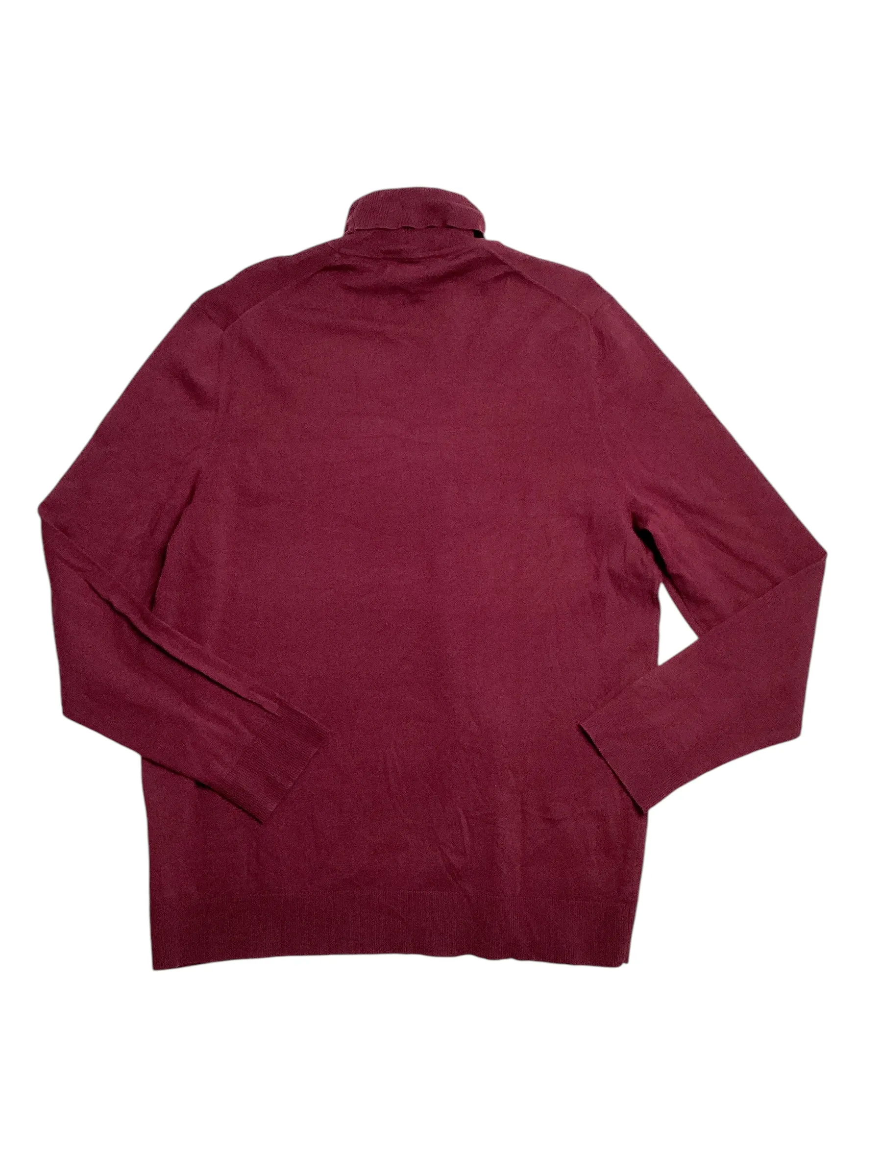 Alfani Mens Tucker Otto Turtleneck Sweater Maroon Banner XL