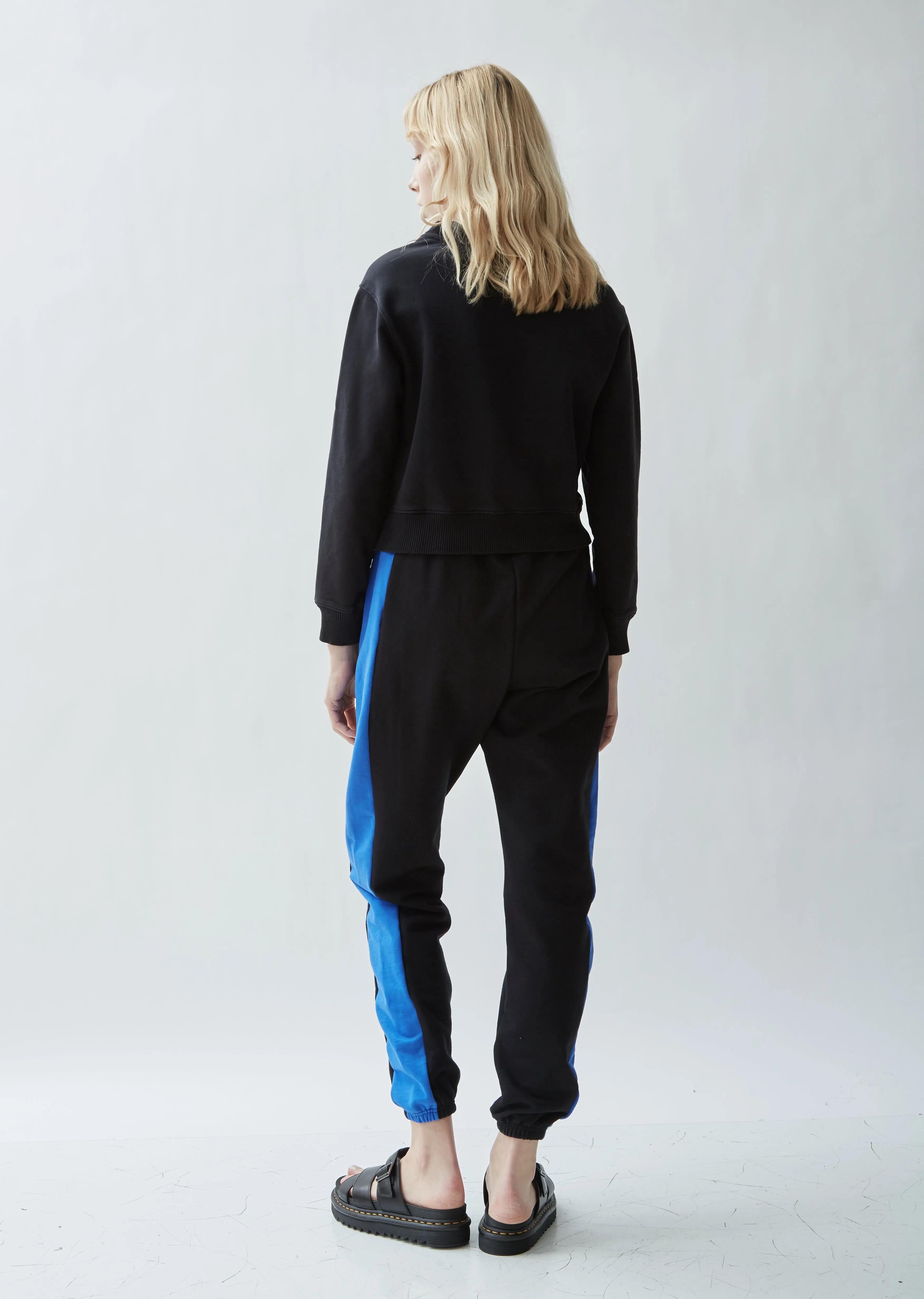 Athletic Cotton Colorblocked Sweatpants