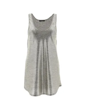 Balmain Metallic Knit Top