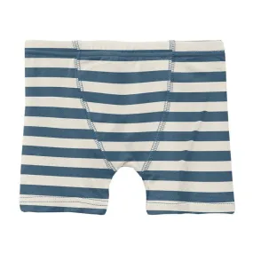 Bamboo Boxer Brief - Nautical Stripe
