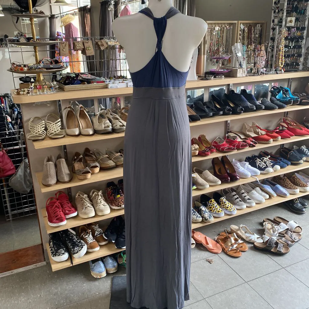 Banana Republic two tone maxi dress S