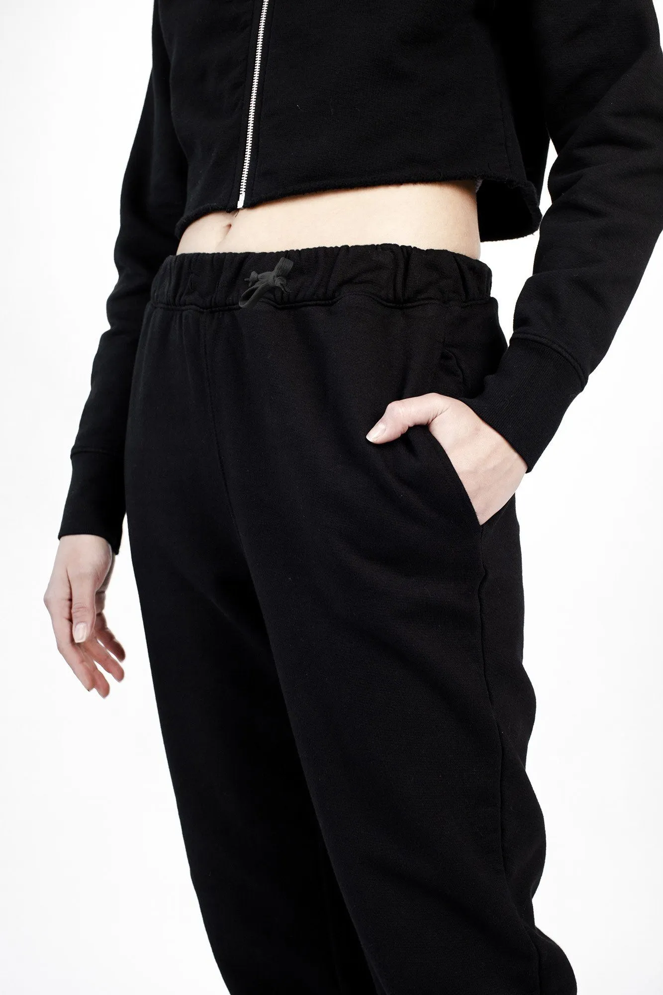 Black Jogger Fleece