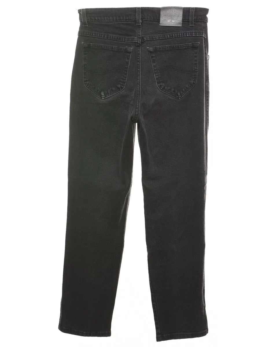Black Lee High Waist Jeans - W28 L28