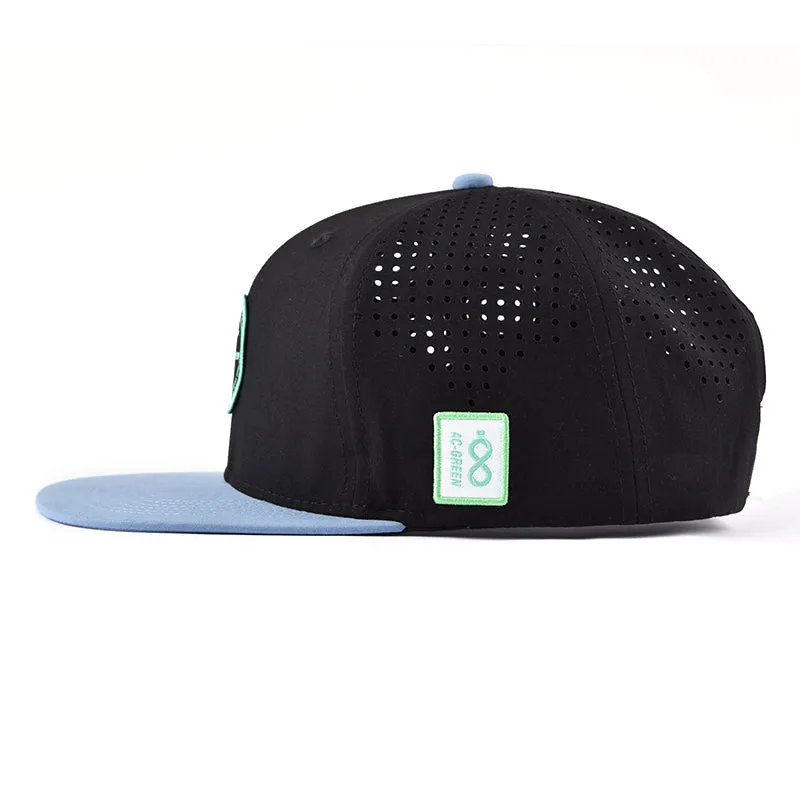 Black Strapback Hat