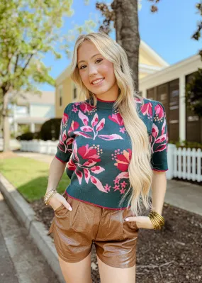 Blake Floral Knit Top