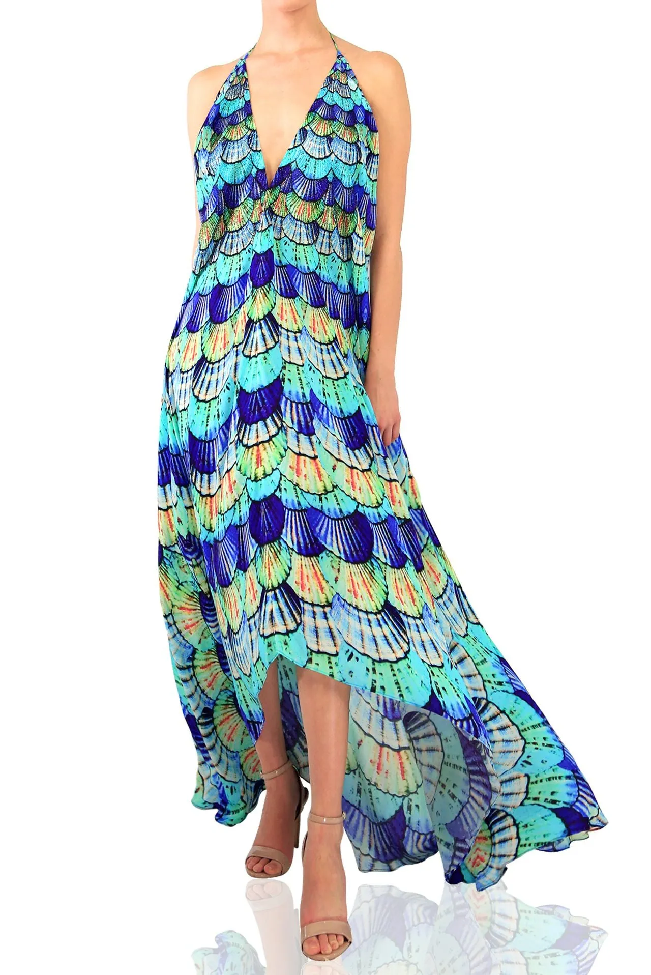 Blue Summer Maxi Dresses For Women