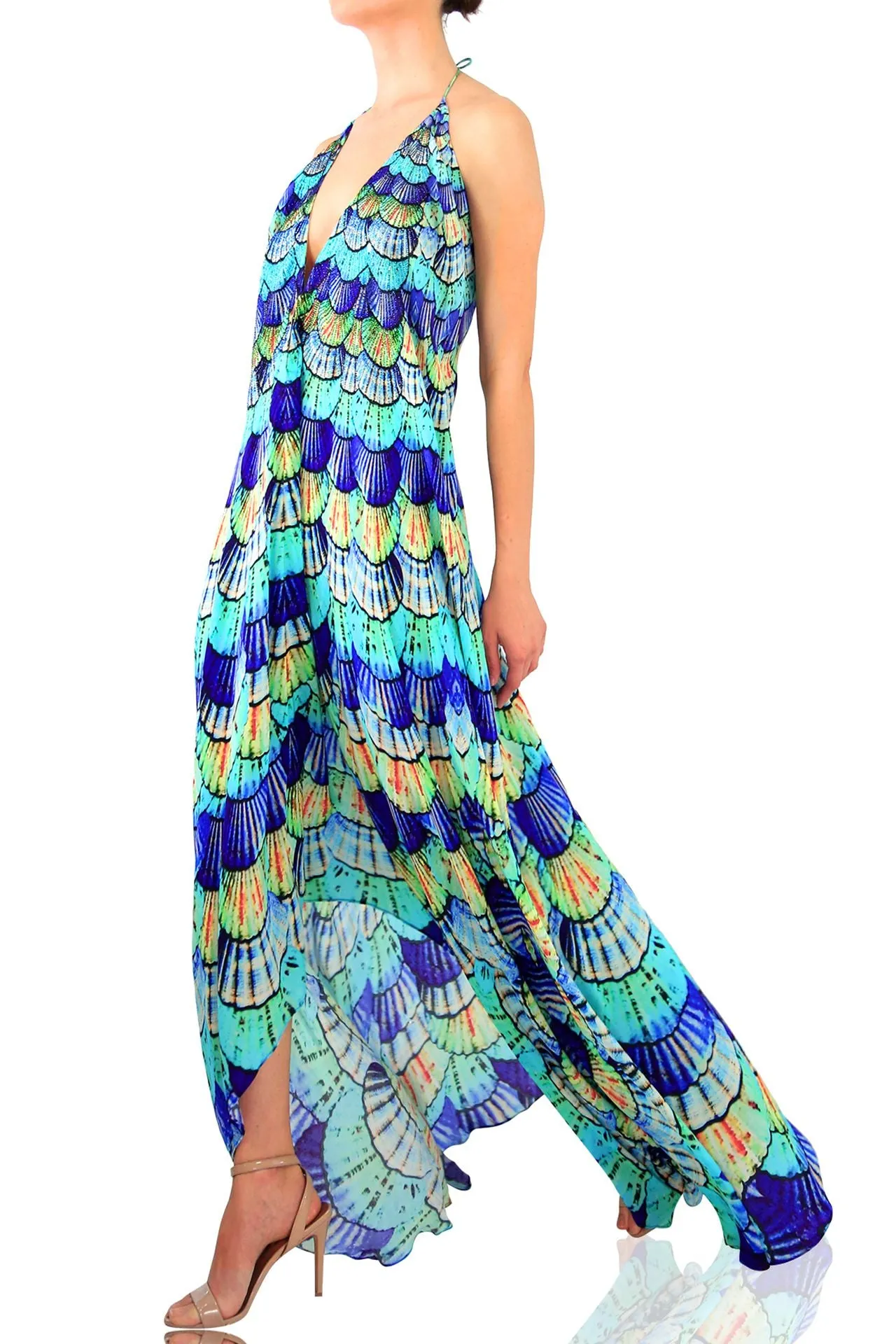 Blue Summer Maxi Dresses For Women