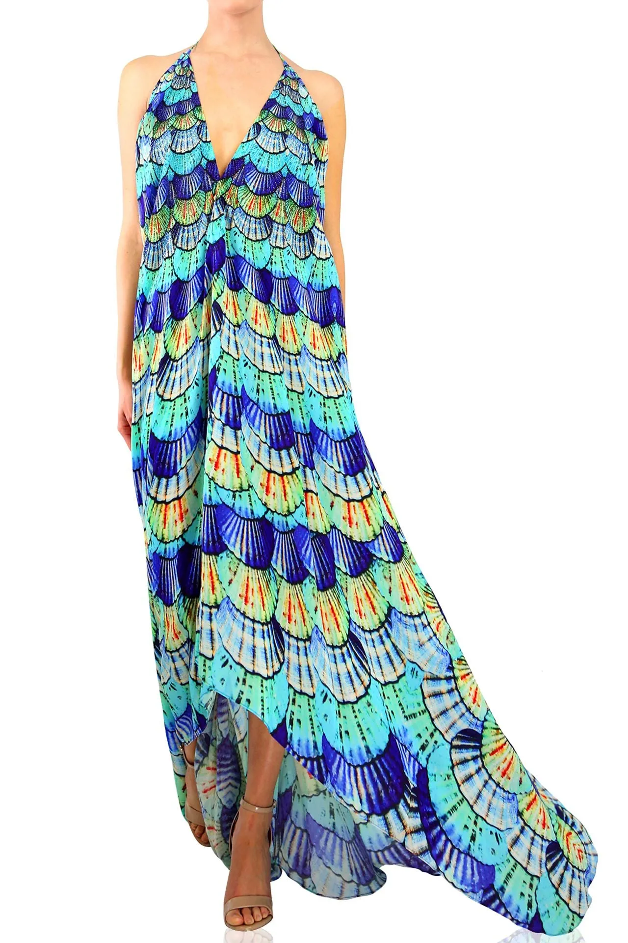 Blue Summer Maxi Dresses For Women