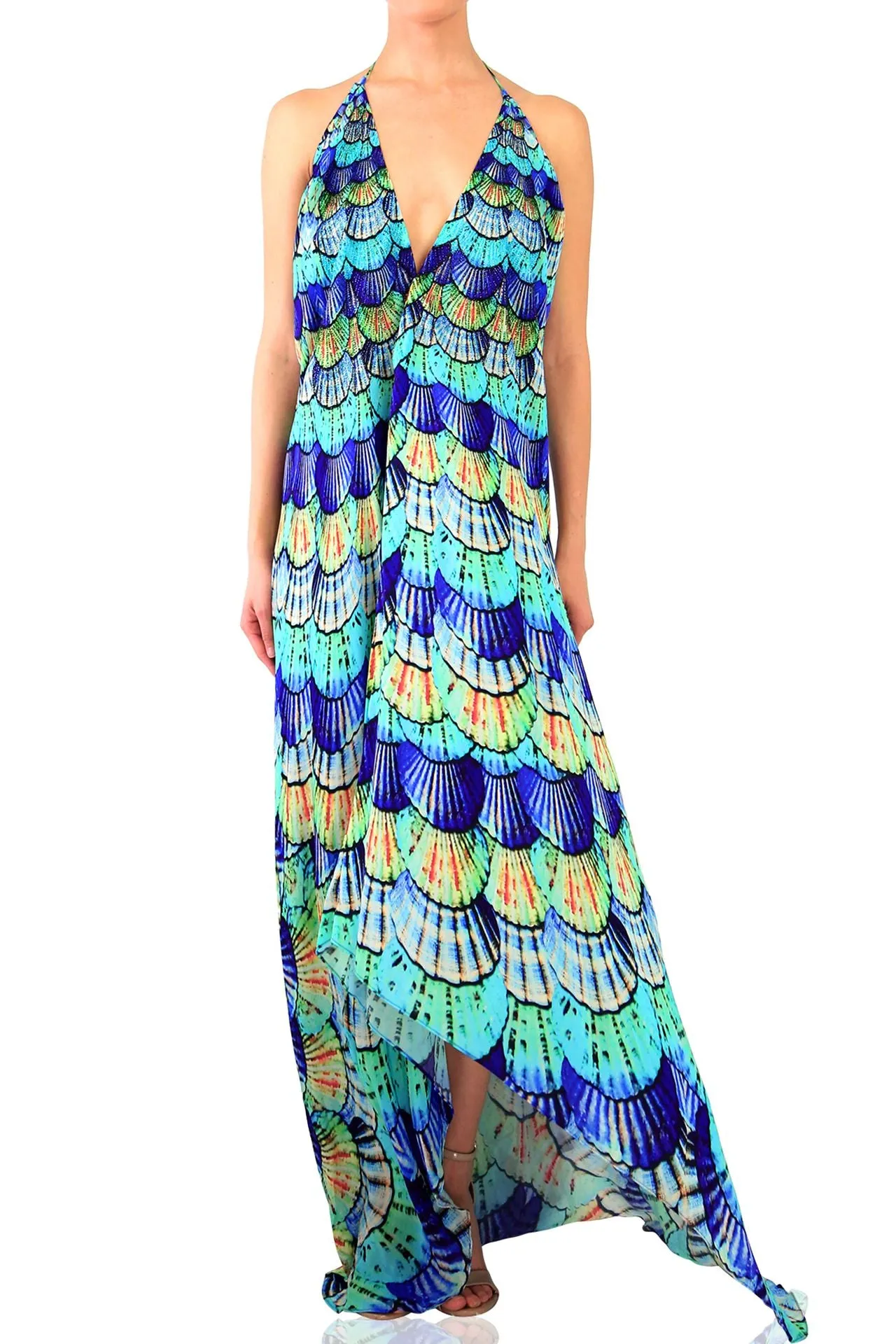 Blue Summer Maxi Dresses For Women