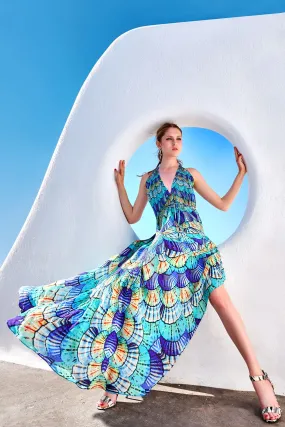 Blue Summer Maxi Dresses For Women