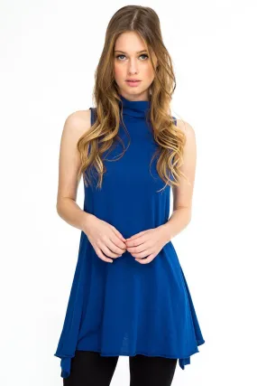 Bobi Sleeveless Turtleneck Dress