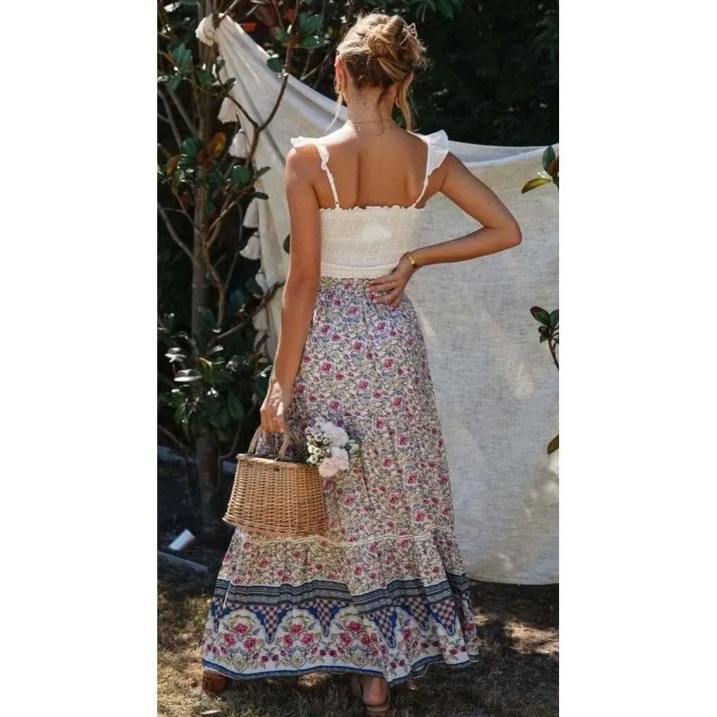 Bohemian Summer Hippie Skirt