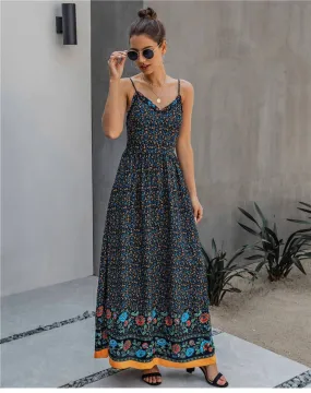 Boho Flowy Maxi Dress