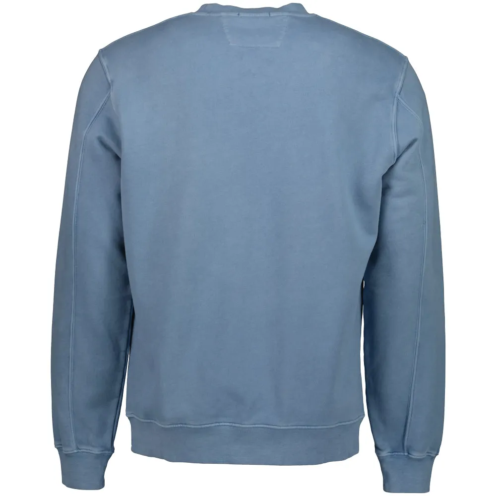 Brushed Fleece Resist Dyed Logo Sweat