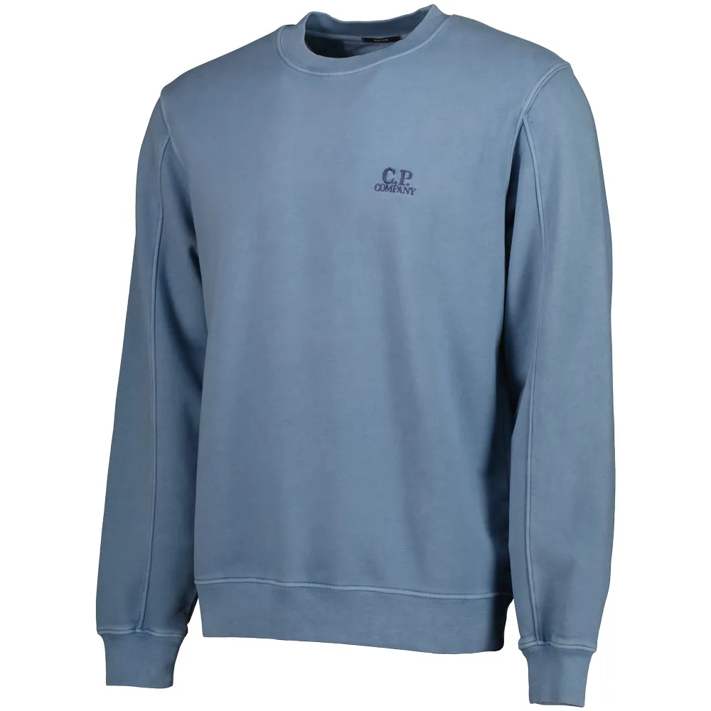 Brushed Fleece Resist Dyed Logo Sweat