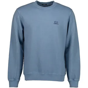 Brushed Fleece Resist Dyed Logo Sweat