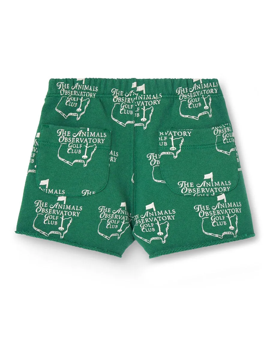 Cool Turtledove Short Sweatpants - Green