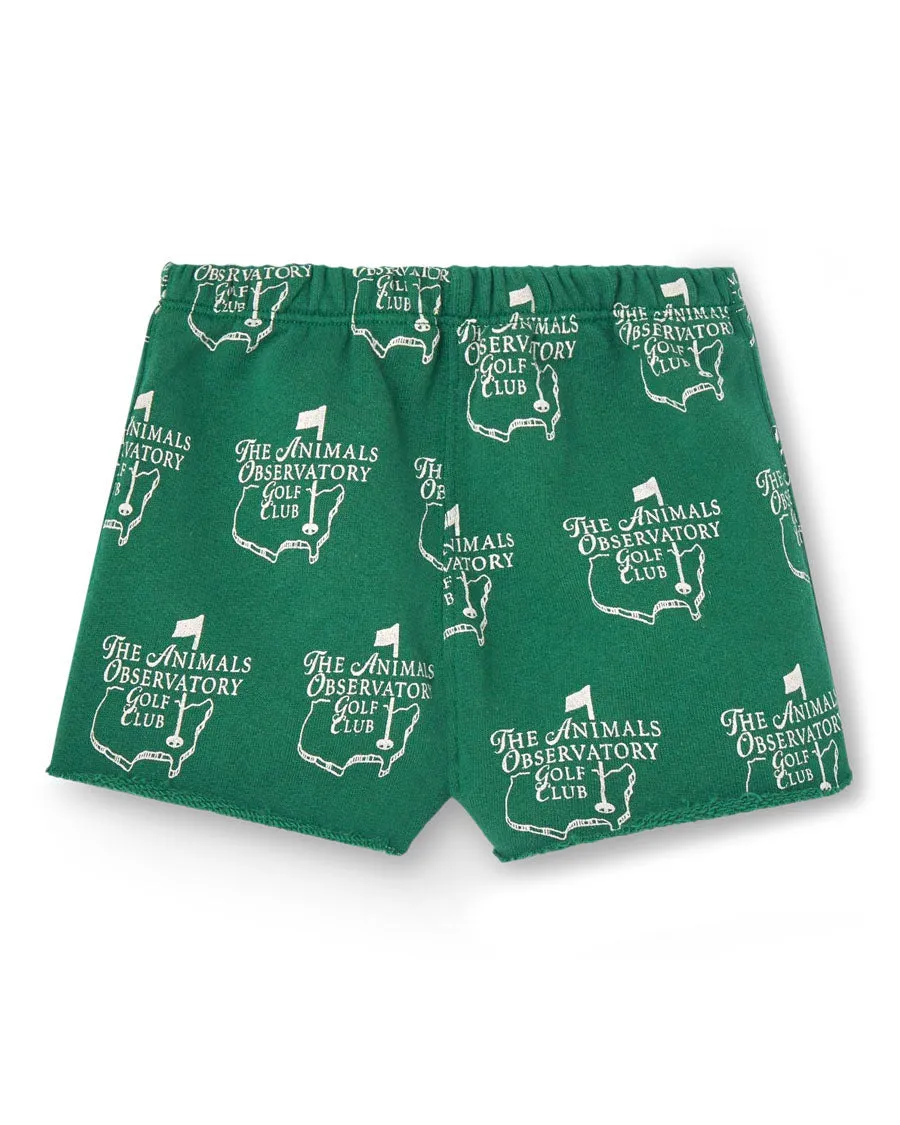 Cool Turtledove Short Sweatpants - Green