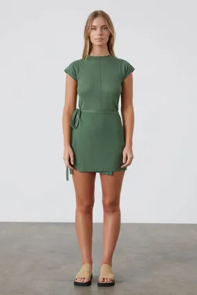 Cotton Blend Knit Top - Eucalyptus