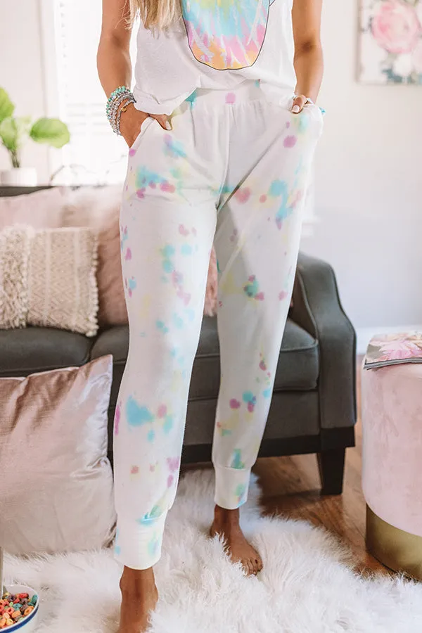 Cozy At Home Tie Dye Joggers