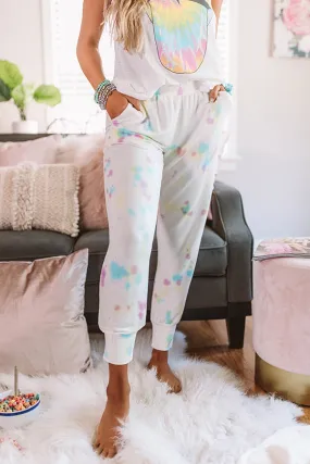 Cozy At Home Tie Dye Joggers