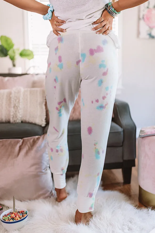 Cozy At Home Tie Dye Joggers