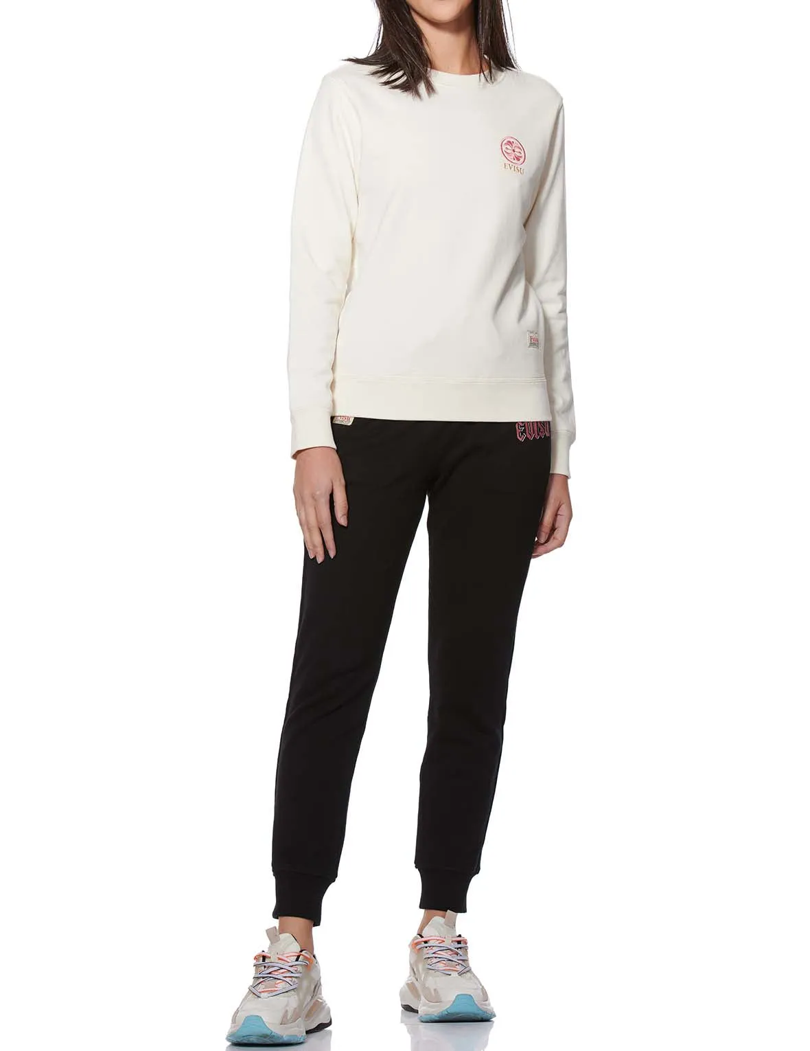 Daruma Daicock Print Sweatpants