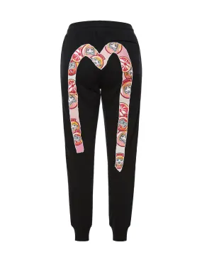Daruma Daicock Print Sweatpants