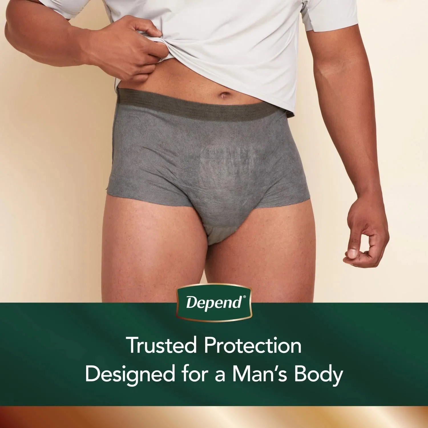 Depend Real Fit Incontinence Underwear for Men, Maximum Absorbency, Choose Your Size
