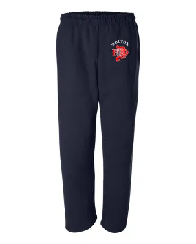 Dolton Fire Dept. - Navy DryBlend Open-Bottom Sweatpants with Pockets