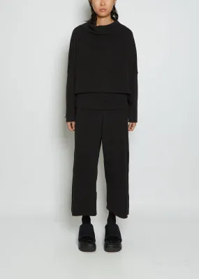 Easy Cotton Trouser JP — Almost Black