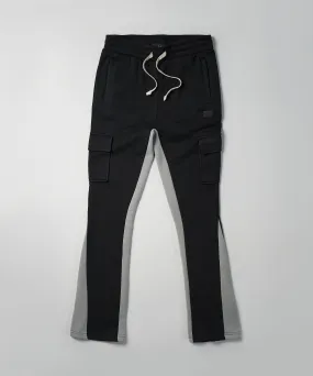 Flare Fleece Sweatpants - Black