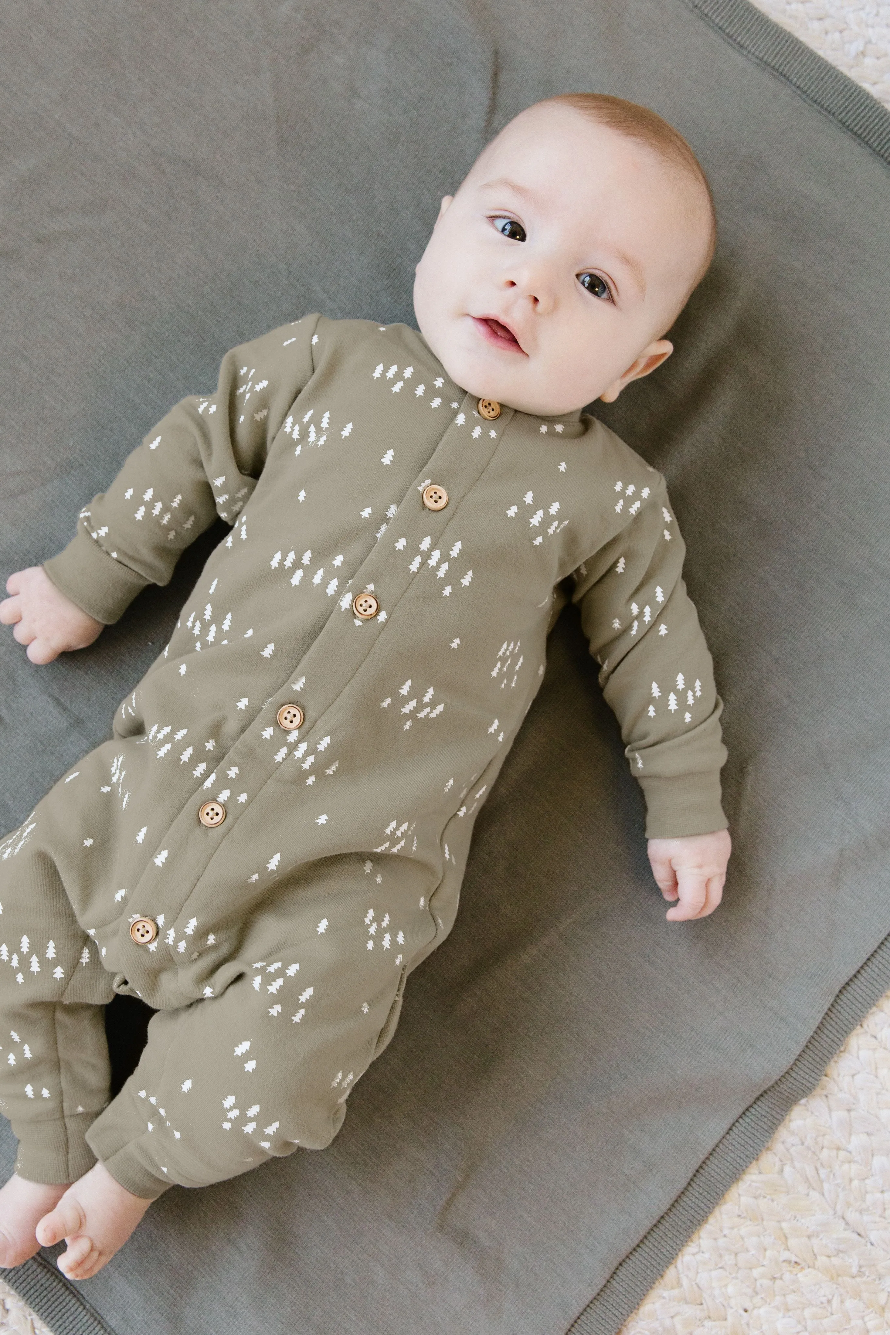 Fleece Jumpsuit | Olive