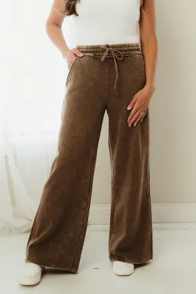 Fleece Palazzo Pants