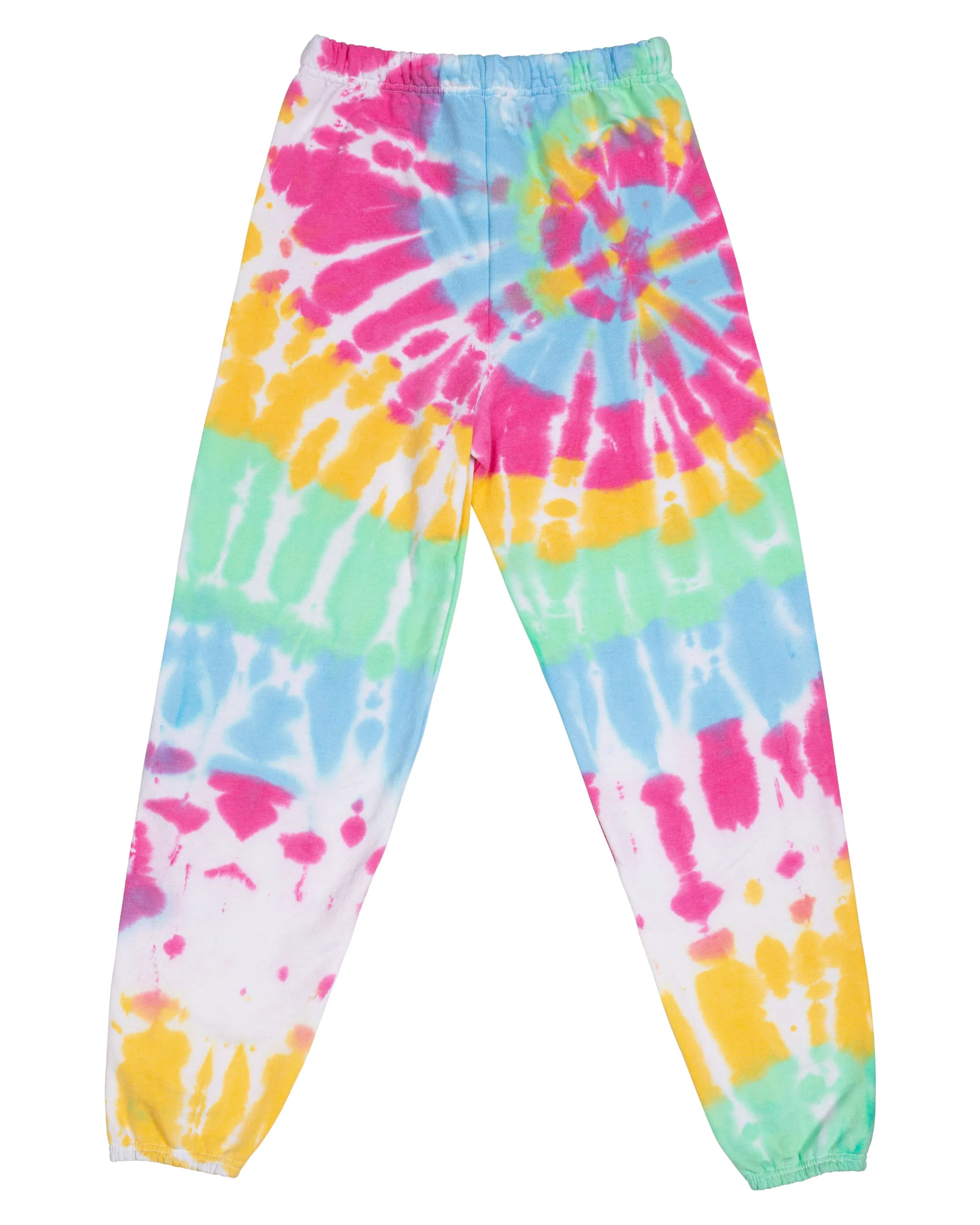 FLEECE SHOP Tie Dye Essential Fleece Sweatpant - Devine Spiral
