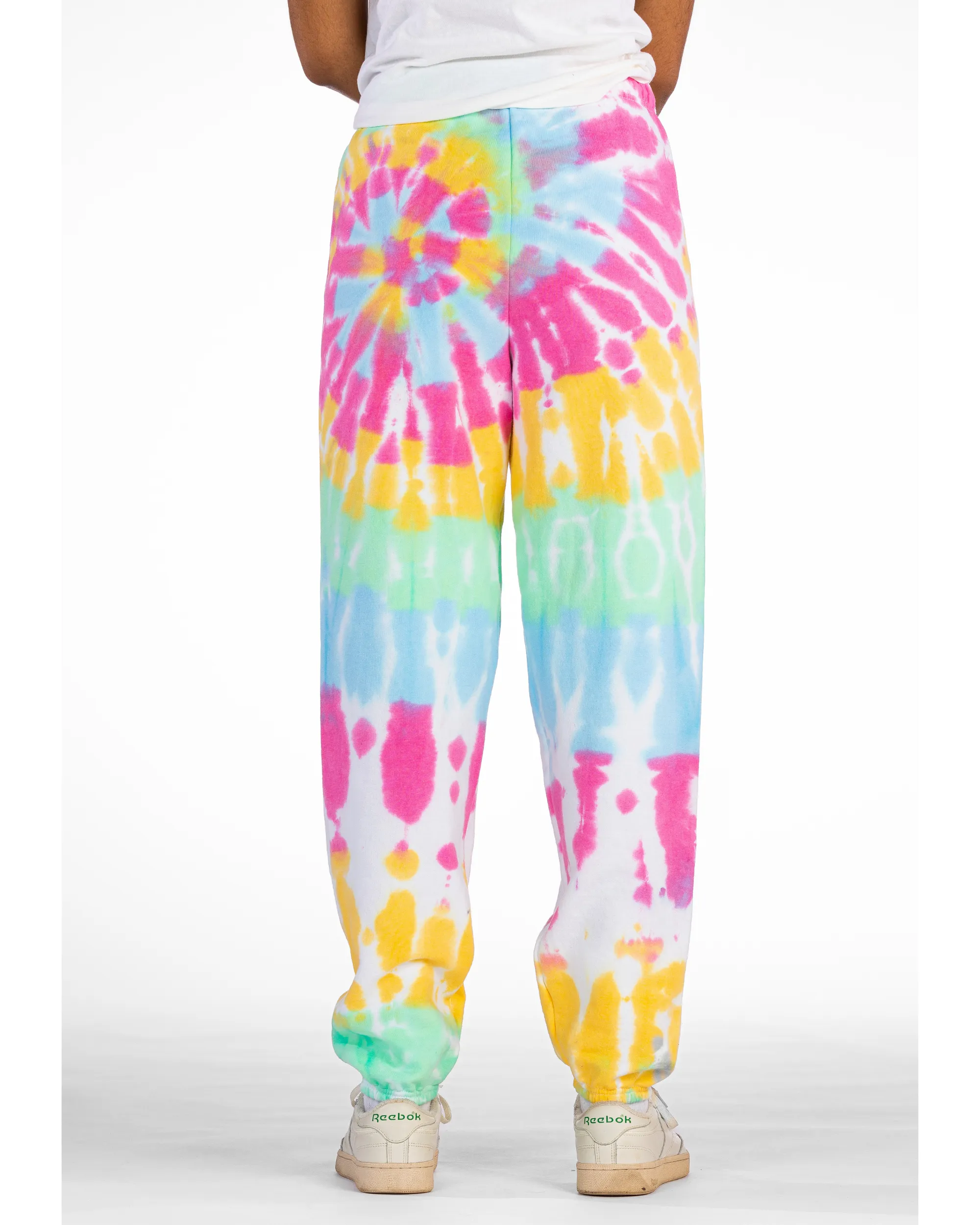 FLEECE SHOP Tie Dye Essential Fleece Sweatpant - Devine Spiral