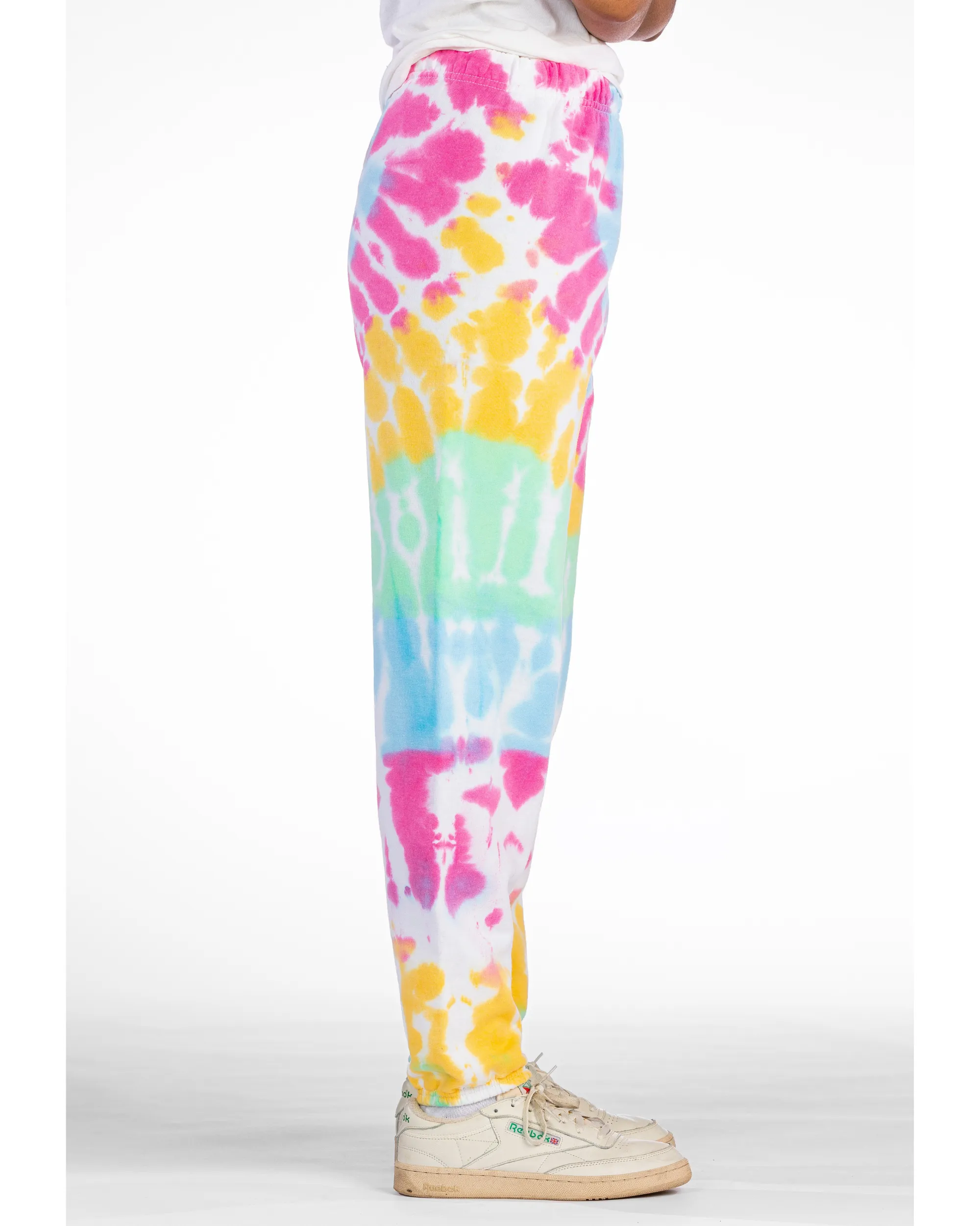 FLEECE SHOP Tie Dye Essential Fleece Sweatpant - Devine Spiral