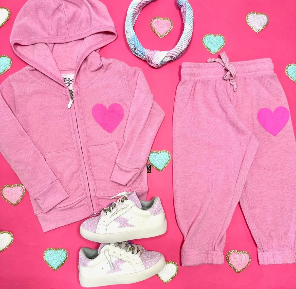 HEART SWEATPANTS