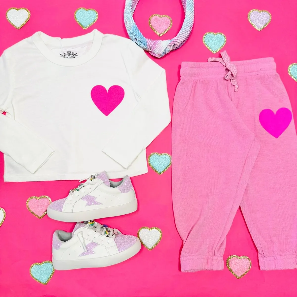 HEART SWEATPANTS