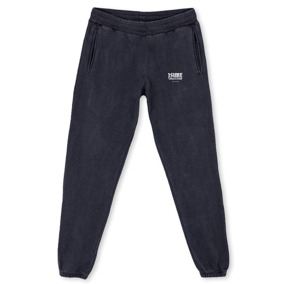 JS JOGGERS Vintage Black Sweatpants.