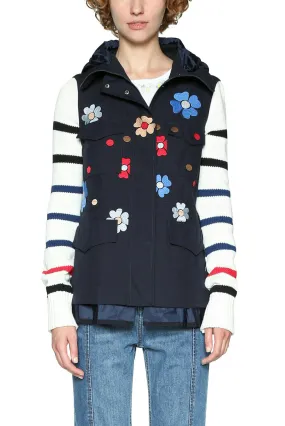 Karen Knit Sleeve Coat Desigual Style 18SWEW75