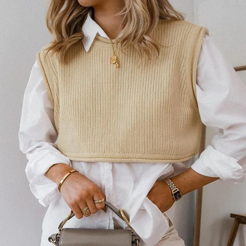 KNIT CROP TOP