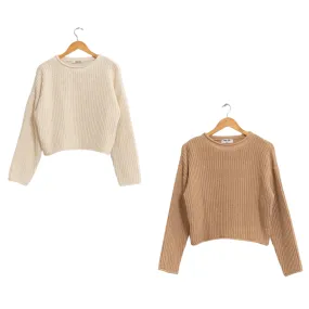 Knit Cropped Sweater