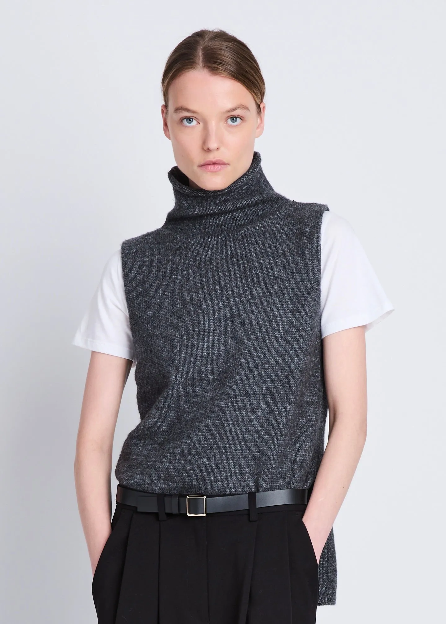 Lily Turtleneck (Grey Melange)