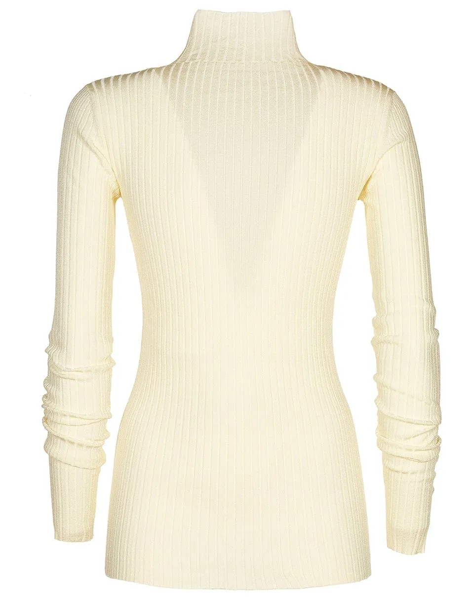 Long Sleeve Ribbed Turtleneck