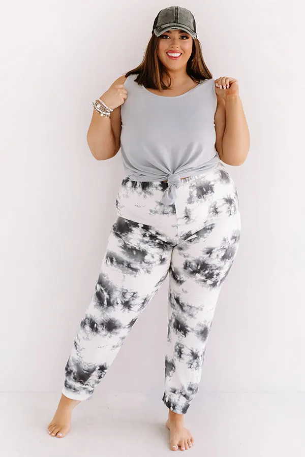 Luck And Lounging Tie Dye Joggers  Curves