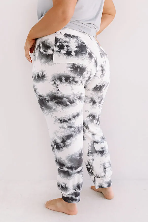 Luck And Lounging Tie Dye Joggers  Curves