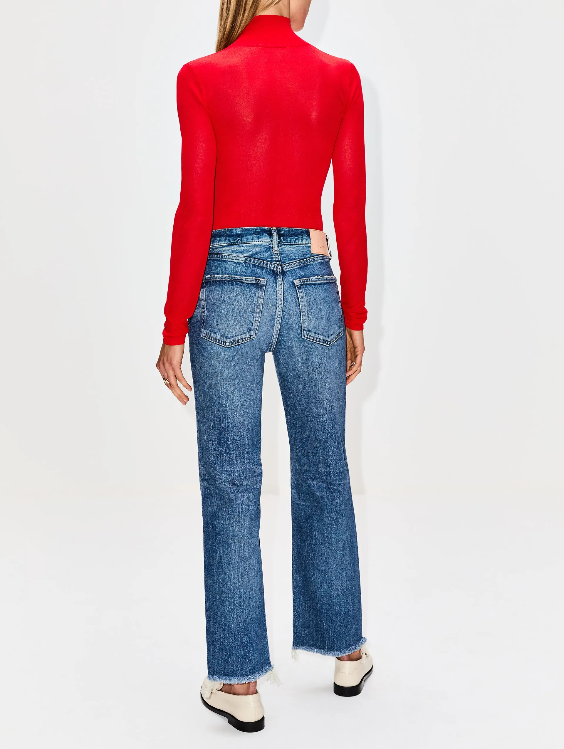 Lyra Sheer Turtleneck Top
