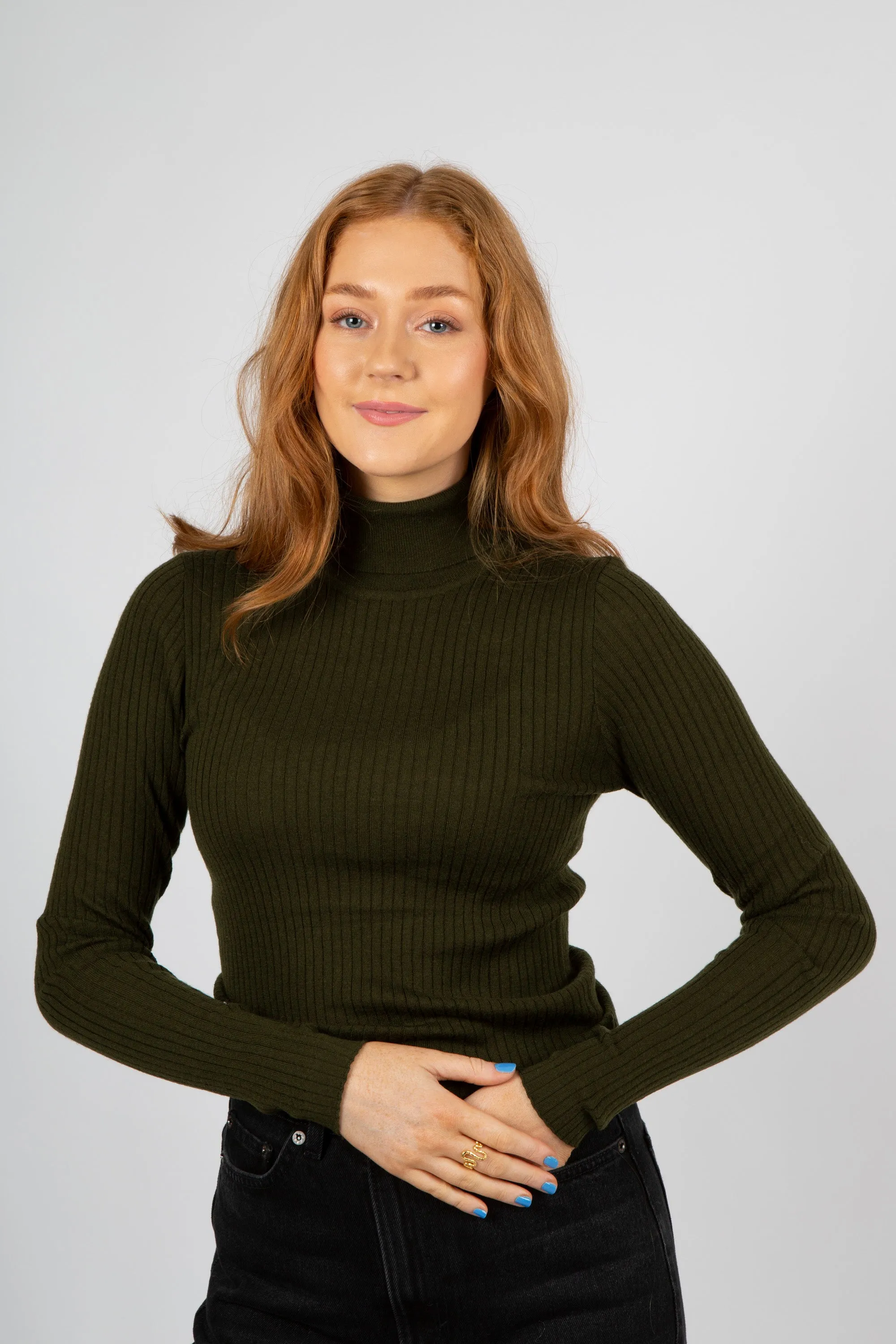 Marit Turtleneck - Olive