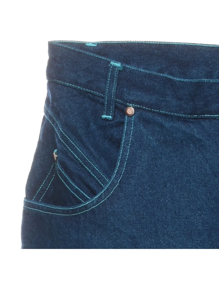 Medium Wash Tapered Jeans - W28 L29